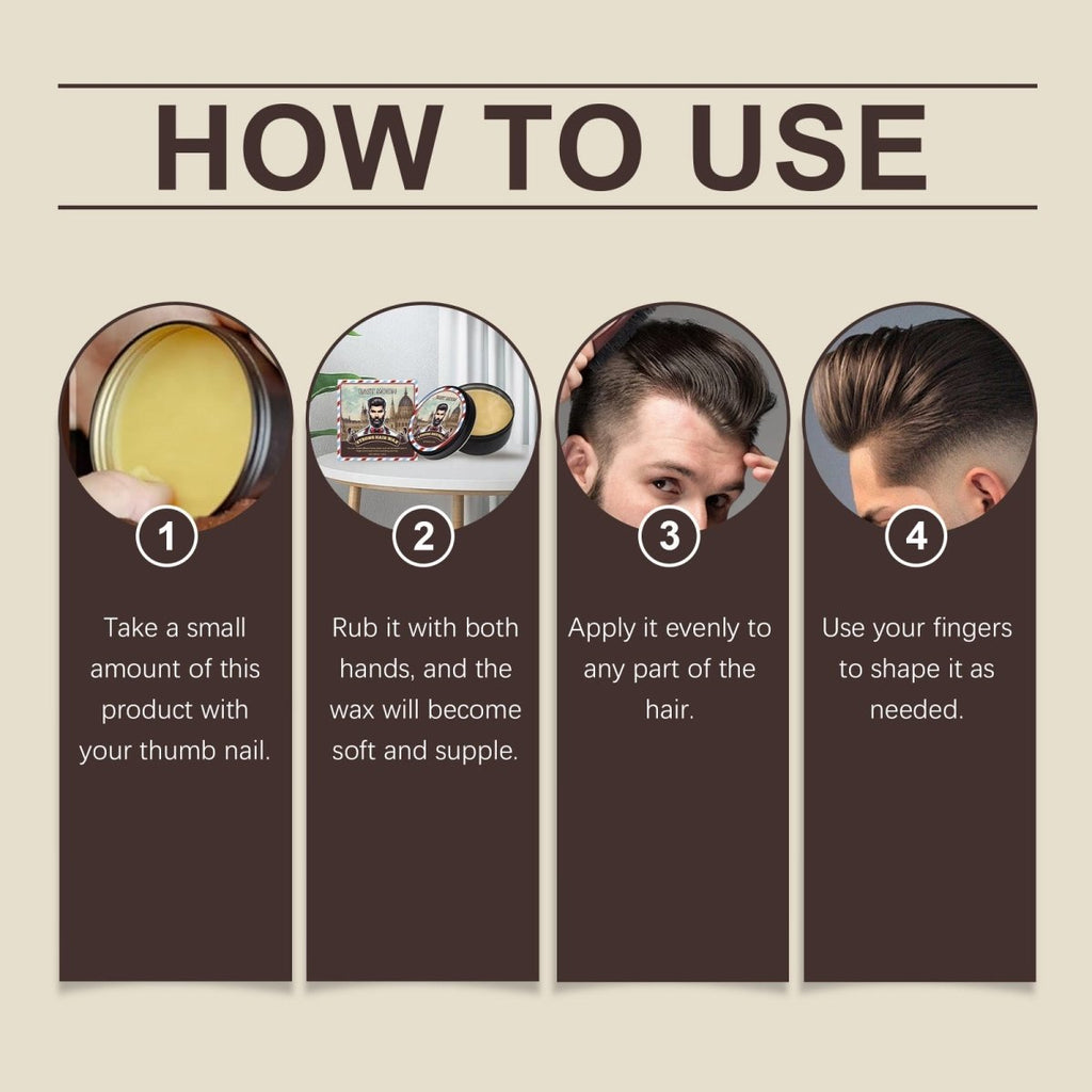 Anti - Frizz Hair Wax – Nourishing Styling Cream, Long - Hold, Repairs Split Ends for All Hair Types - Upkinify Inc. All Rights Reserved