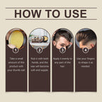 Anti - Frizz Hair Wax – Nourishing Styling Cream, Long - Hold, Repairs Split Ends for All Hair Types - Upkinify Inc. All Rights Reserved