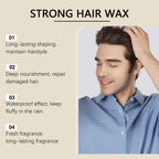Anti - Frizz Hair Wax – Nourishing Styling Cream, Long - Hold, Repairs Split Ends for All Hair Types - Upkinify Inc. All Rights Reserved