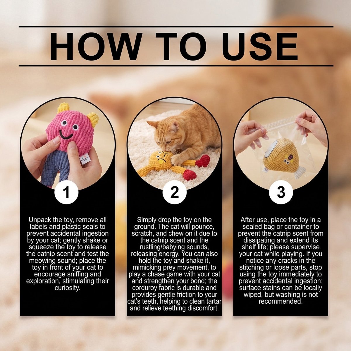 Catnip Waffle Cat Toy – Crinkle Sound, Durable Chew & Bite Toy for Indoor Cats, Stress Relief - Upkinify Inc. All Rights Reserved
