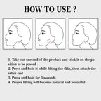 Face Lift Tape Invisible – V - Shape Instant Lift, Waterproof Hypoallergenic Stickers, 100pcs for Daily Use - Upkinify Inc. All Rights Reserved