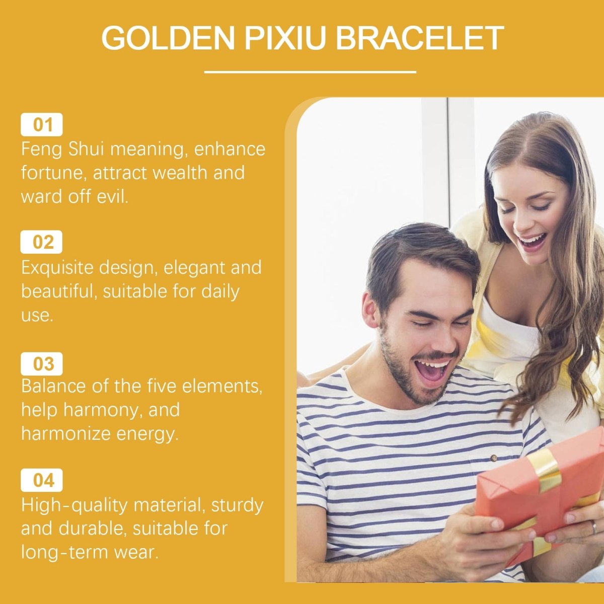 Gold Pixiu Beaded Bracelet – Lucky Wealth Charm, Couples Bracelet for Men & Women, Daily Wear - Upkinify Inc. All Rights Reserved