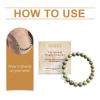 Green Sandalwood Bracelet – Natural Wood Beads, Peace & Balance Charm, Meditation Jewelry for Daily Wear - Upkinify Inc. All Rights Reserved