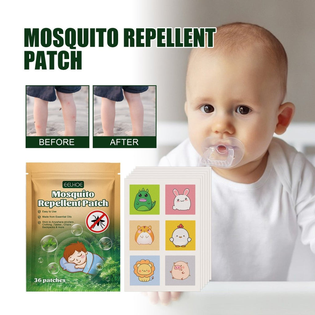 Kids Mosquito Repellent Patches – Natural Peppermint & Comfrey, Safe Baby Bug Stickers for Outdoor & Camping - Upkinify Inc. All Rights Reserved