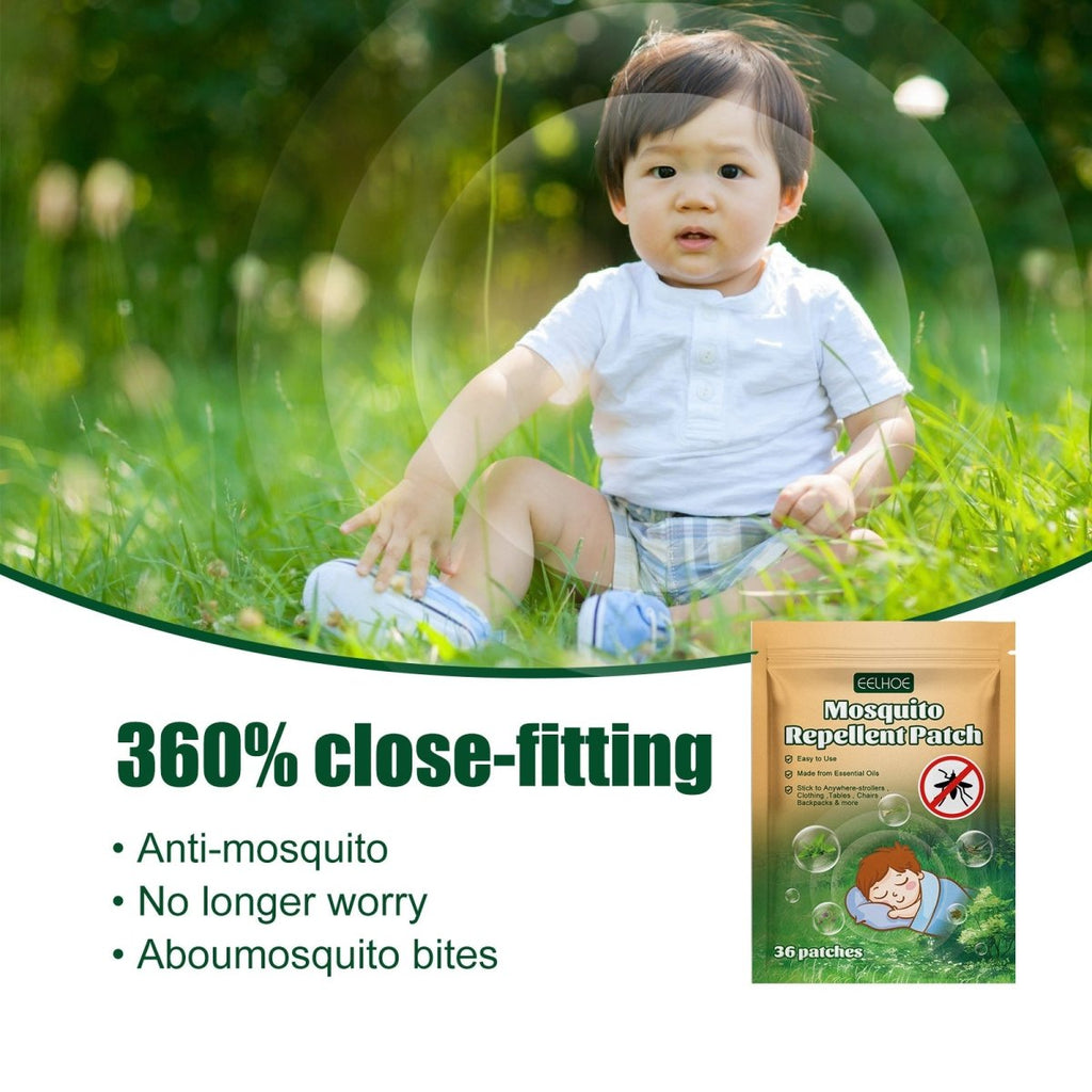 Kids Mosquito Repellent Patches – Natural Peppermint & Comfrey, Safe Baby Bug Stickers for Outdoor & Camping - Upkinify Inc. All Rights Reserved