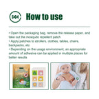 Kids Mosquito Repellent Patches – Natural Peppermint & Comfrey, Safe Baby Bug Stickers for Outdoor & Camping - Upkinify Inc. All Rights Reserved