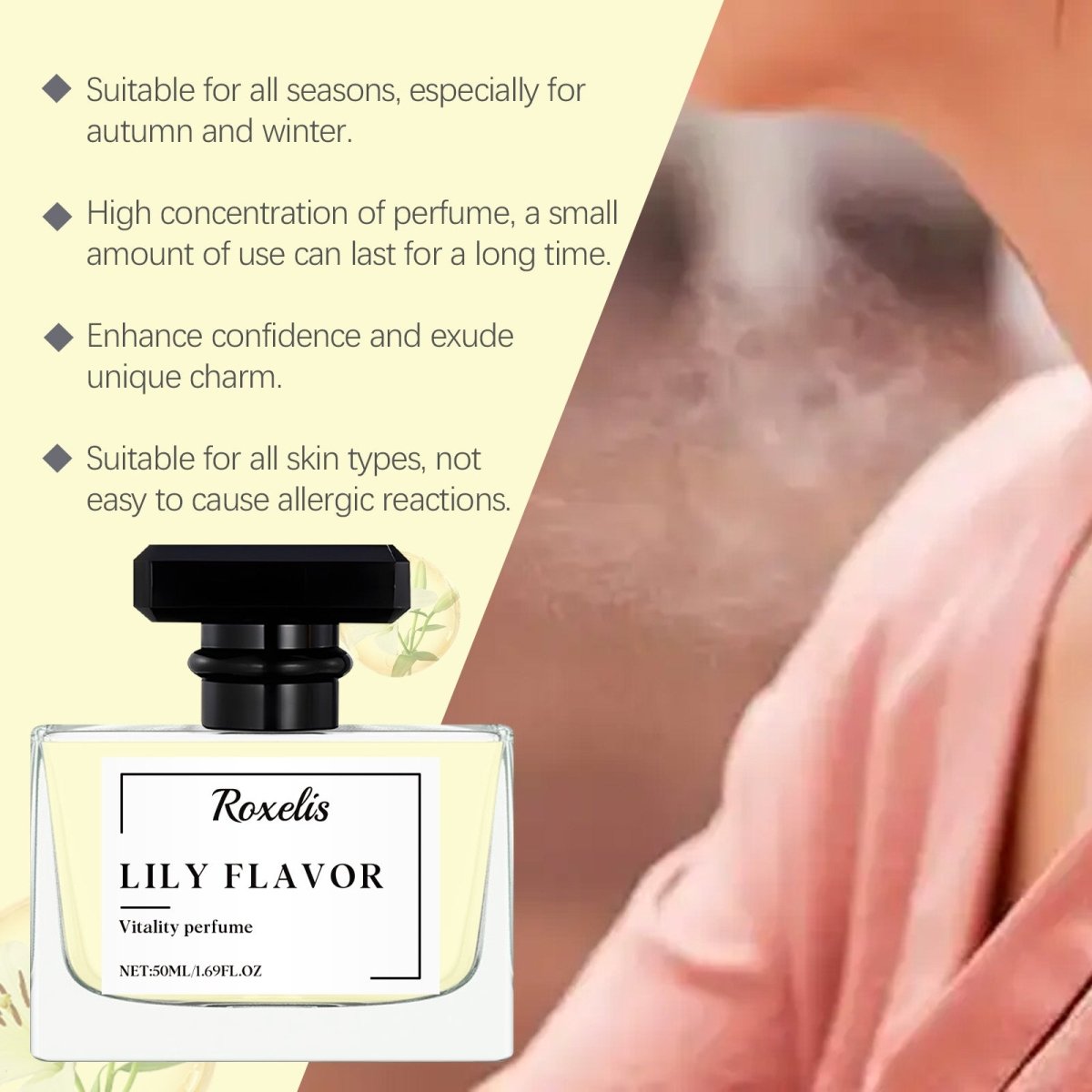 Lily & Strawberry Perfume Spray – Fresh Floral Scent, Long - Lasting Portable Fragrance for Women - Upkinify Inc. All Rights Reserved