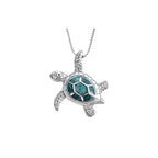 Ocean Turtle Necklace – Zinc Alloy, Waterproof, Hypoallergenic, Unisex Beach Jewelry for Daily Wear - Upkinify Inc. All Rights Reserved