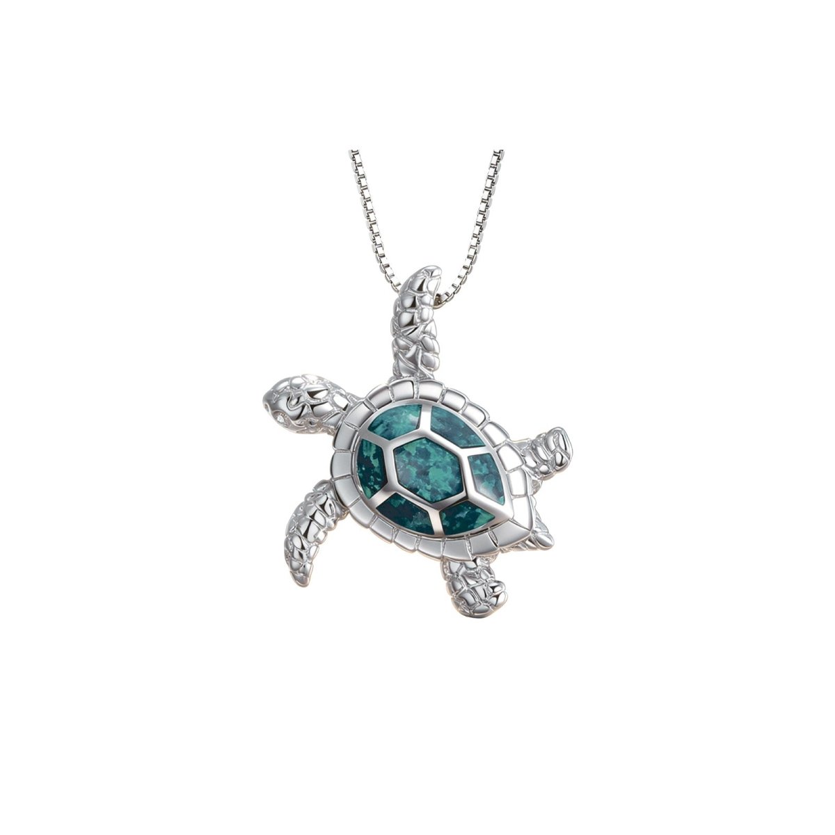 Ocean Turtle Necklace – Zinc Alloy, Waterproof, Hypoallergenic, Unisex Beach Jewelry for Daily Wear - Upkinify Inc. All Rights Reserved