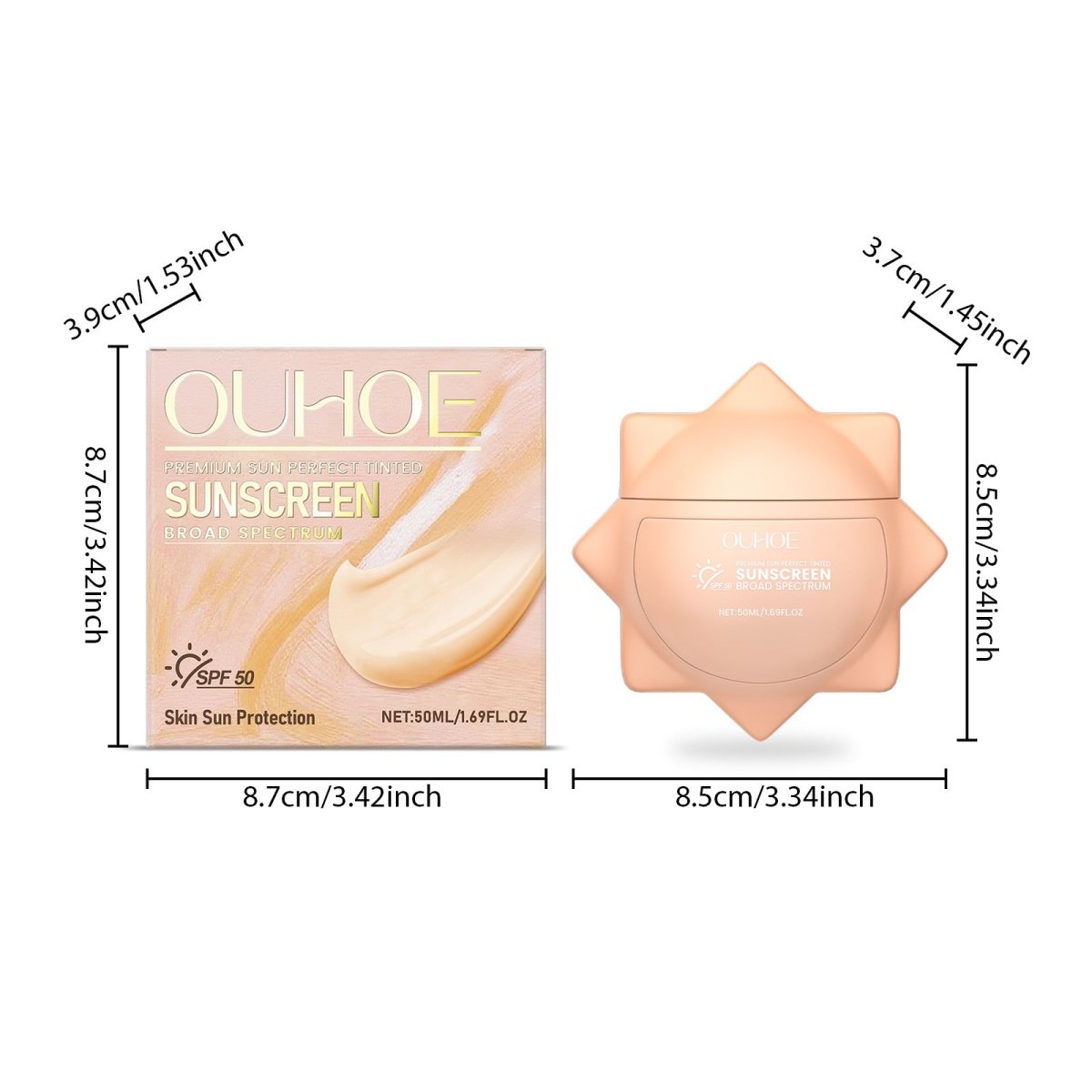 SPF Moisturizing Sunscreen Cream – Lightweight, Non - Greasy, UV Protection for Face & Outdoor Daily Use - Upkinify Inc. All Rights Reserved