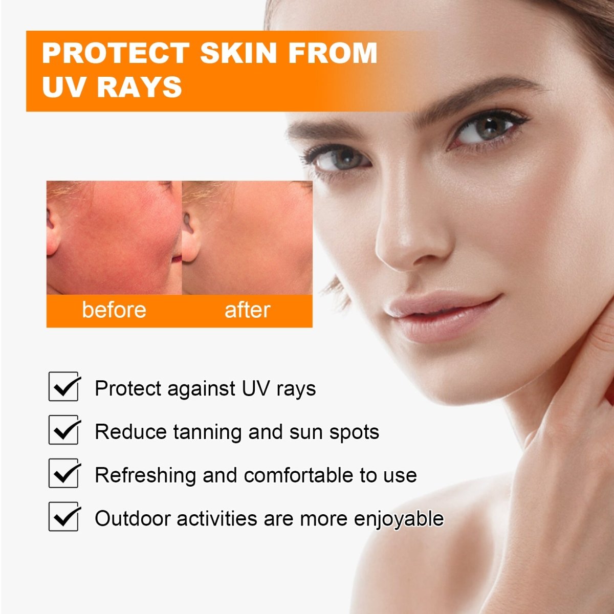 Sunscreen Eye Patches – UV Blocking Under - Eye Protection for Outdoor Running, Hiking & Fishing - Upkinify Inc. All Rights Reserved