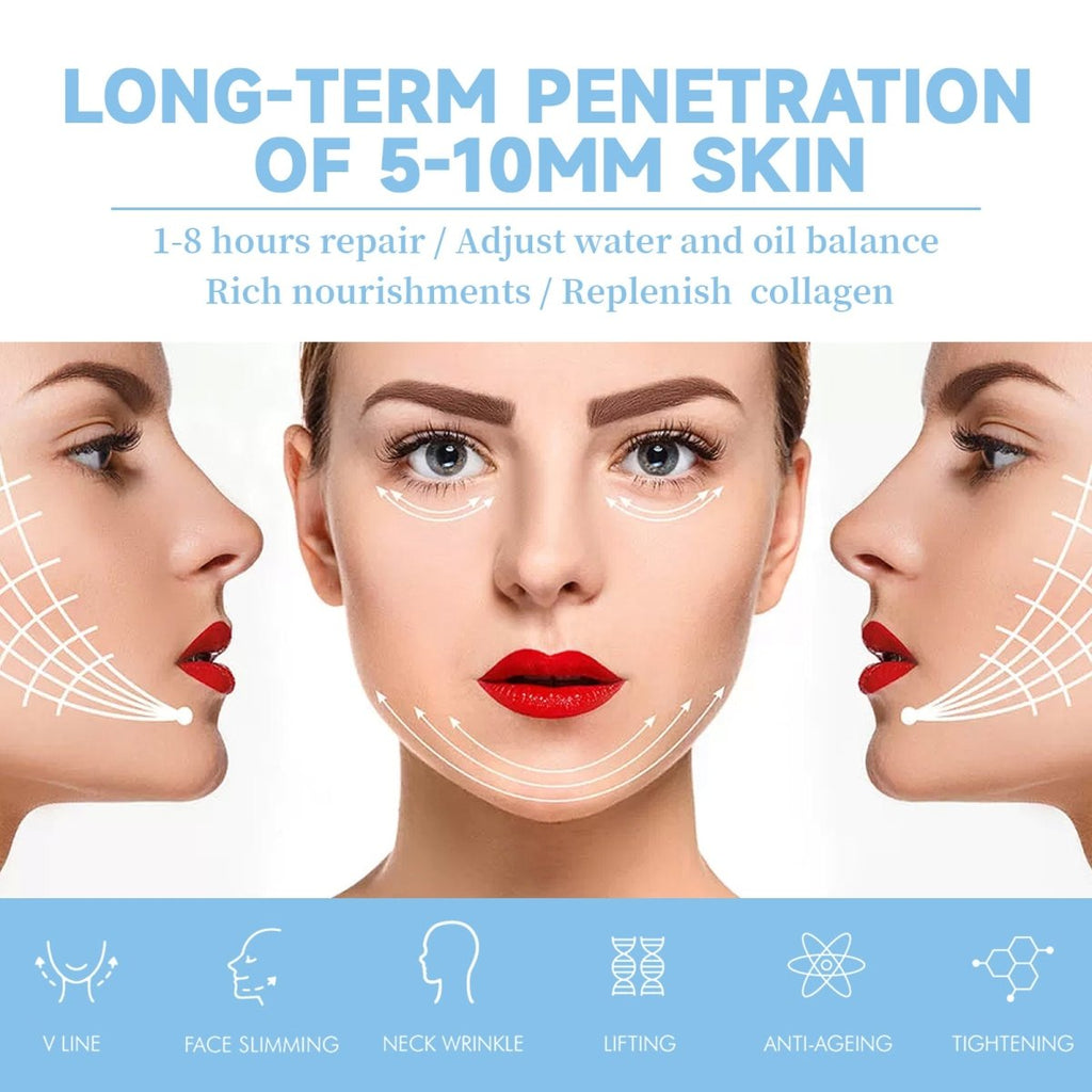 V Shape Face Lifting Mask – Collagen Firming, Double Chin Tightening, Jawline Contour Slimming Mask - Upkinify Inc. All Rights Reserved